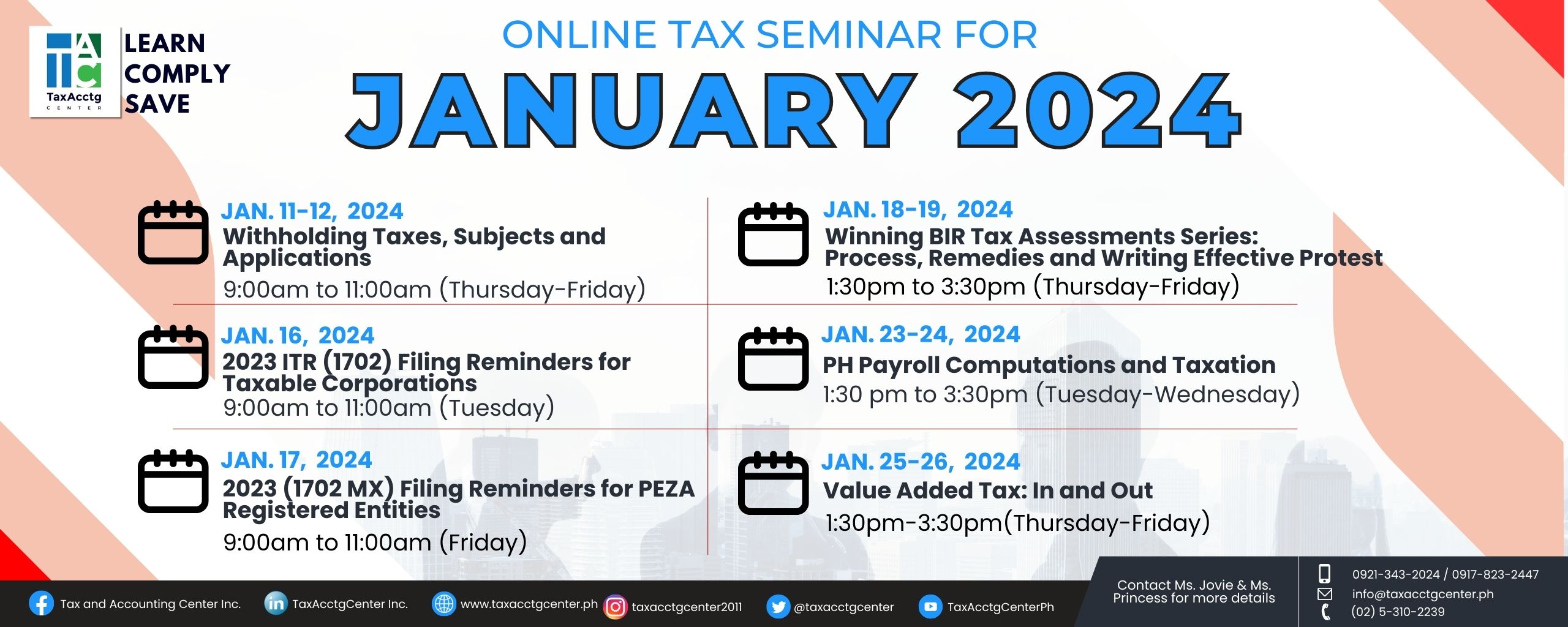 Tax And Accounting Center, Inc. - LEARN.COMPLY.SAVE - Page 2